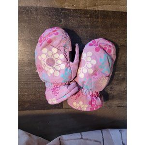 3m thinsulate gloves youth pink‎ snowflake